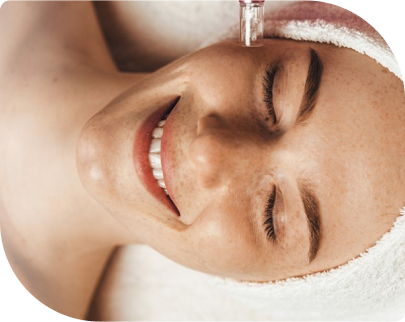 Woman receiving advanced skincare treatment, including microdermabrasion, at Facials & Skincare by Debbie in Orange, CA. Woman receiving advanced skincare treatment, including microdermabrasion, at Facials & Skincare by Debbie in Orange, CA.